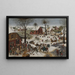 Il censimento a Betlemme d'après Pieter Brueghel l'Ancien - Pieter Brueghel il Giovane — quadro incorniciato alla parete