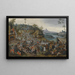 La Kermesse de Saint Georges avec la danse autour du mât de mai - Pieter Brueghel le Jeune — quadro incorniciato alla parete