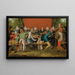 Il banchetto di nozze - Pieter Brueghel il Giovane — quadro incorniciato alla parete