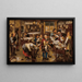 Il ufficio dei riscossori delle imposte - Pieter Brueghel il Giovane — quadro incorniciato alla parete