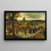 La processione di matrimonio - Pieter Brueghel il Giovane — quadro incorniciato alla parete