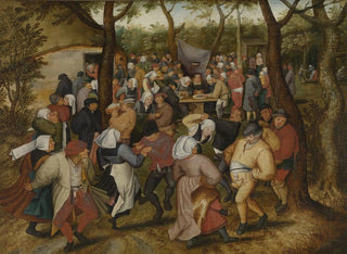 Danza nuziale all'aperto - Pieter Brueghel il Giovane — vista dell’opera