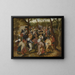 Danza nuziale all'aperto - Pieter Brueghel il Giovane — quadro incorniciato alla parete