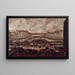 Il Pont-Neuf, la Senna e il Louvre - Pieter Casteels — quadro incorniciato alla parete