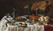 Nature morte con torta al pavone - Pieter Claesz — vista dell’opera