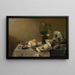 Natura morta con tazza - Pieter Claesz — quadro incorniciato alla parete