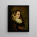 Ritratto di una giovane donna - Pieter Claesz Soutman — quadro incorniciato alla parete
