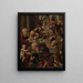 L'Adorazione - Pieter Coecke van Aelst — quadro incorniciato alla parete