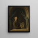Ritratto di un pittore - Pieter Cornelisz van Egmondt — quadro incorniciato alla parete