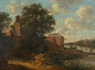 Pieter Cosijn - The Hague A river landscape.webp
