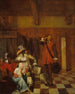 Portatore di cattive notizie - Pieter de Hooch — vista dell’opera