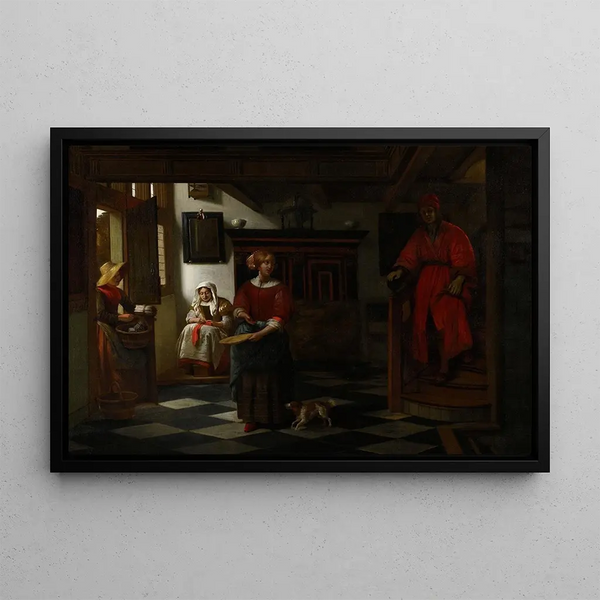 Pieter De Hooch - The Asparagus Vendor.webp