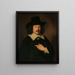 Ritratto di un uomo - Pieter Dubordieu — quadro incorniciato alla parete