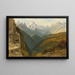 Fine inverno in Tirolo - Pieter Franciscus Peters — quadro incorniciato alla parete