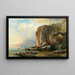sulla costa di Menton - Pieter Franciscus Peters — quadro incorniciato alla parete