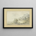 Paesaggio montano - Pieter Gaal — quadro incorniciato alla parete