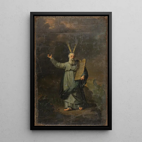 Moïse avec les Tavole della Legge - Pieter Gaal — quadro incorniciato alla parete