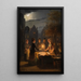 Au marché de nuit - Pieter Gerardus Sjamaar — quadro incorniciato alla parete
