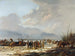 Briser la glace sur le Karnemelksloot à Naarden, gennaio 1814 - Pieter Gerardus van Os — vista dell’opera