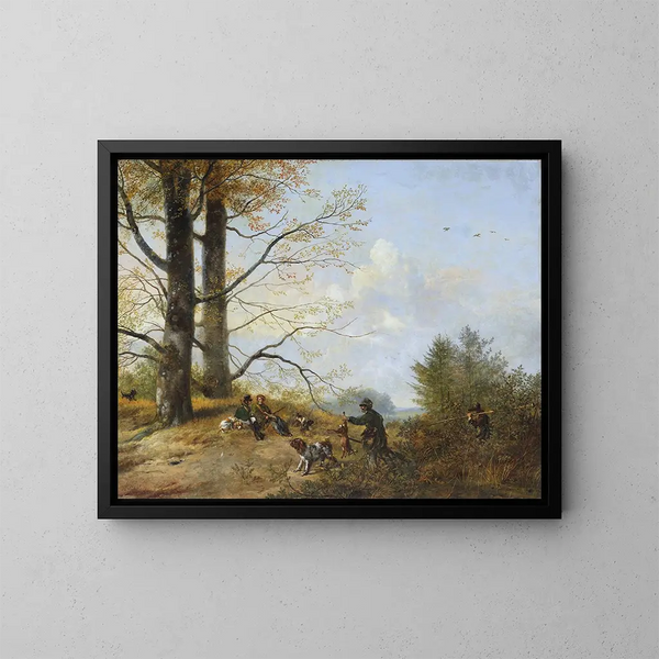 Repos après la chasse - Pieter Gerardus van Os — quadro incorniciato alla parete