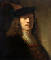 Ritratto di un uomo con cappello piumato - Pieter Hermansz Verelst — vista dell’opera