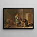 L'operazione del piede - Pieter Jansz Quast — quadro incorniciato alla parete