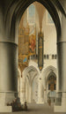 Interno della chiesa di San Bavo ad Haarlem - Pieter Jansz Saenredam — vista dell’opera