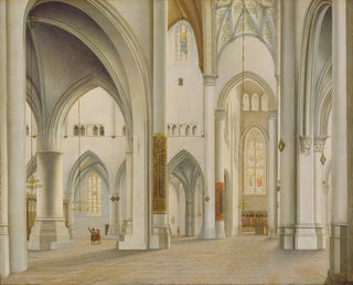 L'interno di San Bavo di Haarlem - Pieter Jansz Saenredam — vista dell’opera
