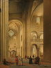 Il transetto della Mariakerk a Utrecht visto da nord-est - Pieter Jansz Saenredam — vista dell’opera