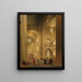 Il transetto della Mariakerk a Utrecht visto da nord-est - Pieter Jansz Saenredam — quadro incorniciato alla parete