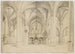 Vista della navata e del coro della Sint-Cunerakerk Rhenen Guardando verso est - Pieter Jansz Saenredam — vista dell’opera