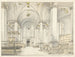 Vista della navata della Nieuwe Kerk di Haarlem e guardando verso ovest - Pieter Jansz Saenredam — vista dell’opera
