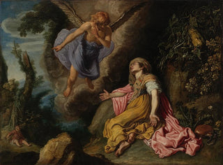 Hagar e l'Angelo - Pieter Lastman — vista dell’opera