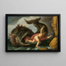 Jonas e la balena - Pieter Lastman — quadro incorniciato alla parete