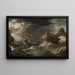 Tempesta in mare - Pieter Mulier l'Ancien — quadro incorniciato alla parete