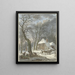 Paesaggio invernale - Pieter Pietersz. Barbiers — quadro incorniciato alla parete