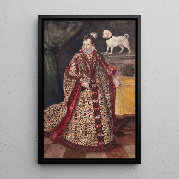 Portrait d'une femme morave - Pieter Pietersz le Jeune — quadro incorniciato alla parete