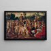 Il vitello d'oro - Pieter Pourbus — quadro incorniciato alla parete