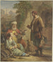 Le Lévite et sa concubine - Pieter Recco — vista dell’opera