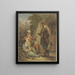 Le Lévite et sa concubine - Pieter Recco — quadro incorniciato alla parete
