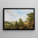 Vista della Valle di Montmorency vicino a Saint-Leu-la-Forêt - Pieter Rudolph Kleijn — quadro incorniciato alla parete
