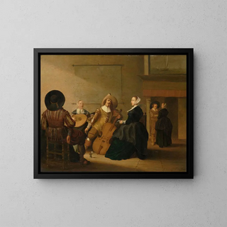 Pieter Symonsz Potter - A Musical Company in an Interior.webp