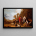 Jacob esorta Léa e Rachel a fuggire da Laban - Pieter Symonsz Potter — quadro incorniciato alla parete