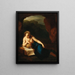 La Madeleine penitente in una grotta - Pieter van der Werff — quadro incorniciato alla parete
