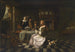 Interno borghese con quattro persone - Cerchio di Pieter de Hooch — vista dell’opera
