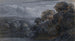 Paesaggio boscoso dopo il tramonto - Pieter de With — vista dell’opera