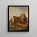 Convento di Santa Agnese a Utrecht - Pieter des Ruelles — quadro incorniciato alla parete