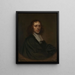 Ritratto di un uomo - Pieter van Anraedt — quadro incorniciato alla parete