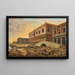 Venezia, il ponte della Paglia con il palazzo dei Dogi - Pieter van Loon — quadro incorniciato alla parete