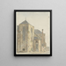 Chiesa di San Pietro di Utrecht - Pieter van Oort Hzn — quadro incorniciato alla parete